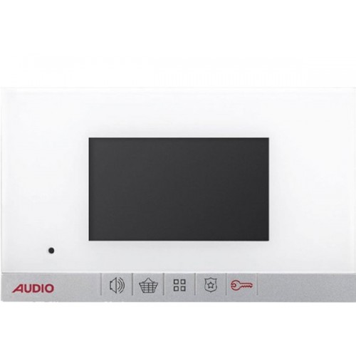 Audio 001180 4.3 inç Slim Görüntülü Diafon Bus Plus Beyaz(Mekanik Butonlu) %51
